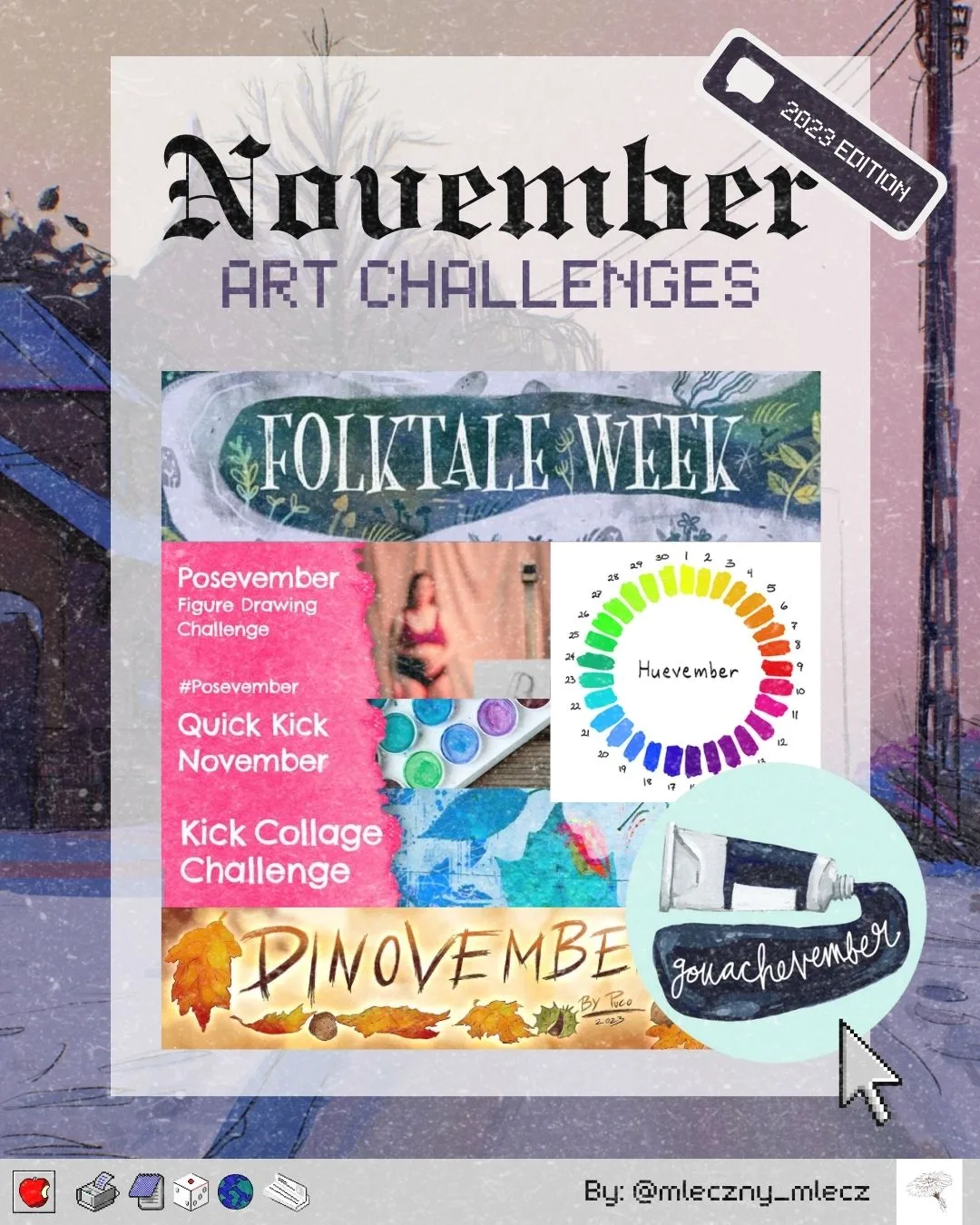 🌧️ November Art Challenge 2023 [FULL LIST]